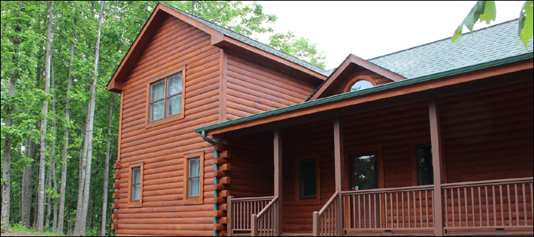 Log Home Staining in Berrien County, Georgia