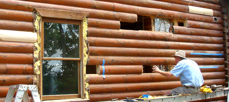 Log Home Repair Berrien County, Georgia