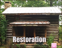 Historic Log Cabin Restoration  Berrien County, Georgia